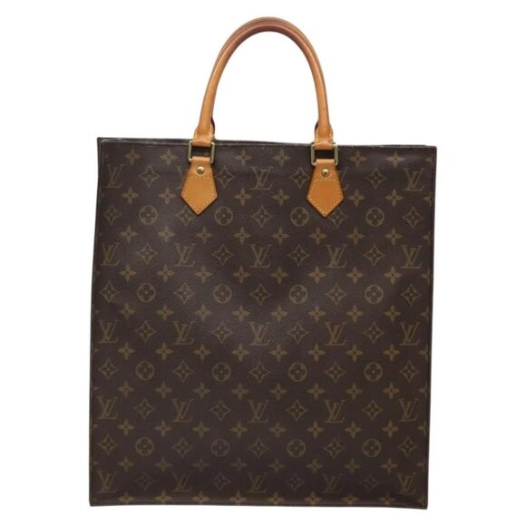 LOUIS VUITTON Monogram Sac Plat Hand Bag - Picture 1 of 14